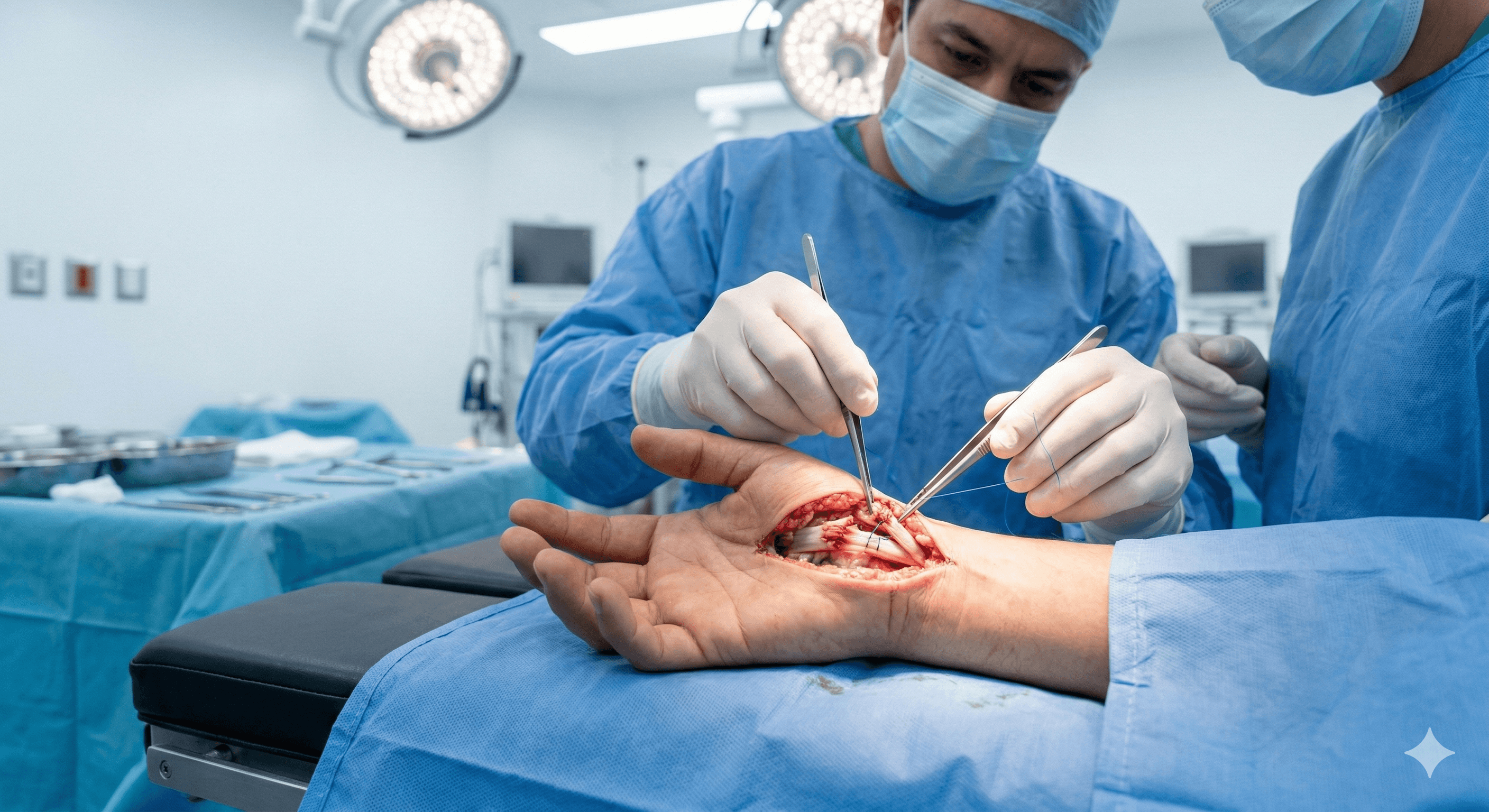 Reparación de tendones